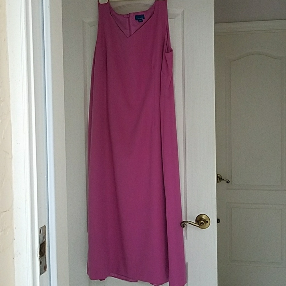 J H Collectibles Pink 22 W, Sleeveless Maxi Dress